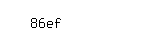 Captcha: 86ef