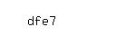 Captcha: dfe7