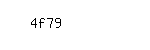 Captcha: 4f79