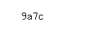 Captcha: 9a7c