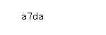 Captcha: a7da