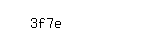 Captcha: 3f7e