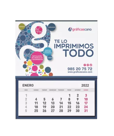 Calendario con Faldilla